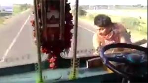 Crazy Indian Bus Driver