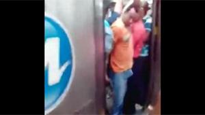 Getting Boner Stuck Between Doors