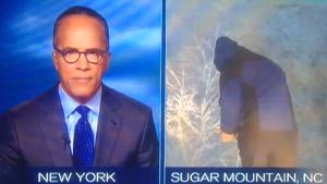 Weatherman Pissing On Live TV
