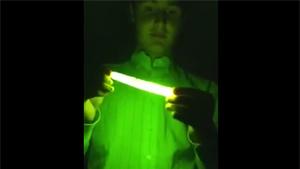 Chem Light Explodes In Face