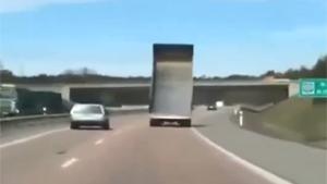 Truck Driver Forgot Something