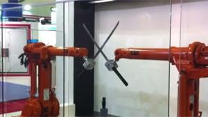 Swordfighting Samurai Robots