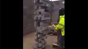 Playing Super Jenga At Work