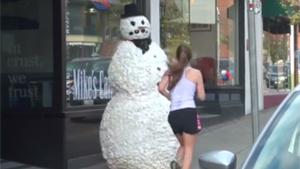 Watch Out For The Scary Snowman