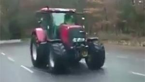 Doing A 180 Degree Turn With A Tractor