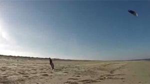 Kite Surfer Breaks Ancles