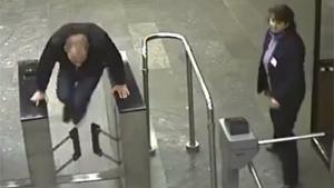 Faceplant On Subway