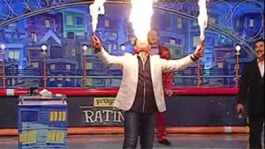 Fire Breather Sets Studio On Fire