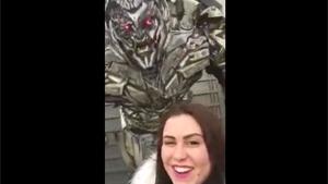 Megatron Doesn't Like Selfies
