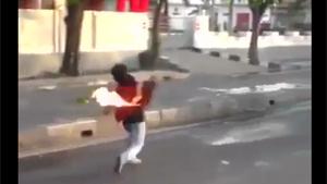Young Activist Sets Himself On Fire
