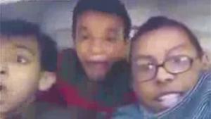 Joyriding Kids Crash Car
