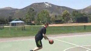 Basketball Shot With Drone Fail