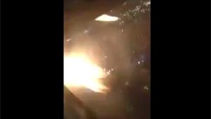 Engine Caught Fire During Flight