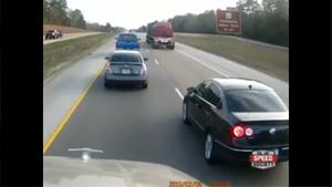 Overtaking Truck Ends In Tears