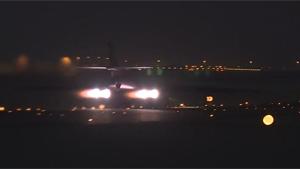 B1 Lancer Take Off At Night