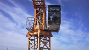 Crane Driver Welcomes Drone