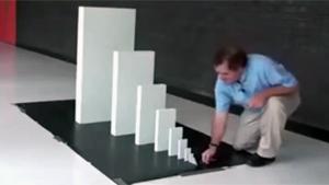 Cool Domino Experiment