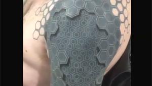 Cool 3D Effect On Tattoo