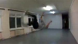 Indoor Parkour Fail