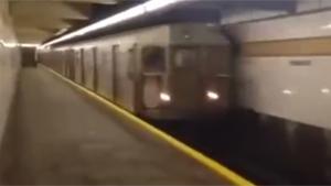 Short Circuit Explosion In Subway