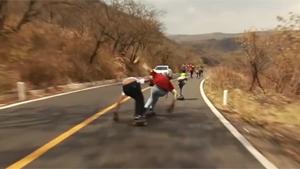 Longboarders Crashing Hard