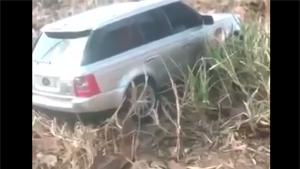 Range Rover Stuck In Wilderness