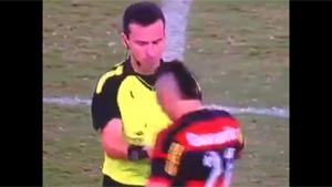 Tough Handshake For Referee