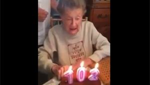 102 Year Old Ruins Birthday Cake