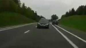 Ghost Rider Scares Driver