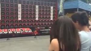 Bizarre Subwoofer Wall