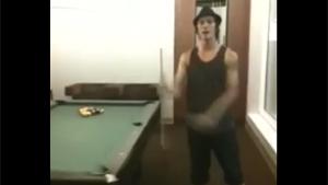 Dude Knocks Himself Out