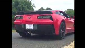 Wrecking Brand New Corvette