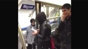Pushing Girl Off Subway