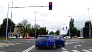 Running Red Light Crash