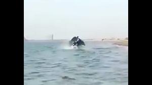 Crazy Arabs Driving In Water