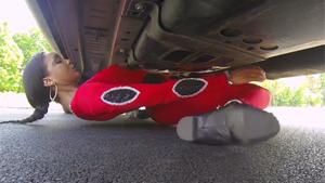 Limbo Dance Under Car