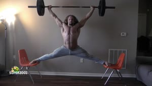 Overhead Barbell Splits