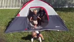 Toddlers VS Tent