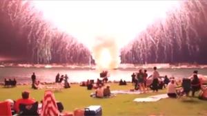 Fireworks Displays Fires At Once