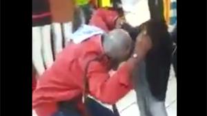 Weird Guy Touching Mannequin