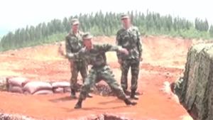 Chinese Soldier Let Grenade Slip