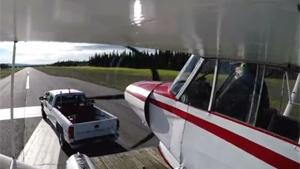Taking Off With Waterplane On Land