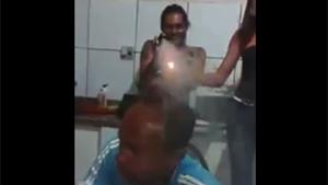 Setting Drunk Dad On Fire