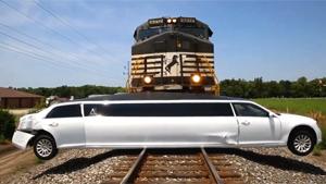 Freight Train Vs Limo