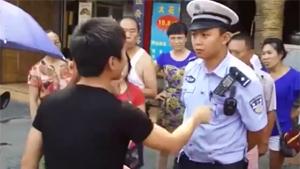 Fight With Traffic Warden