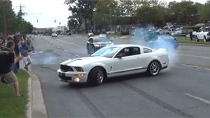 Shelby Mustang GT500 Drift Fail