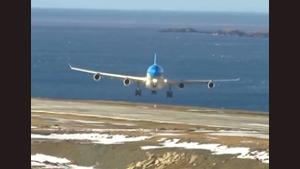 Scary Sideways Landing