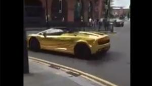 Crashing Gold Wrapped Gallardo