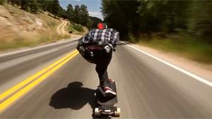 100+ KMH Downhill On Longboard