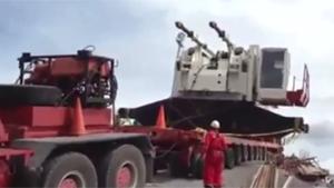 Heavy Equipment Transportation Fail